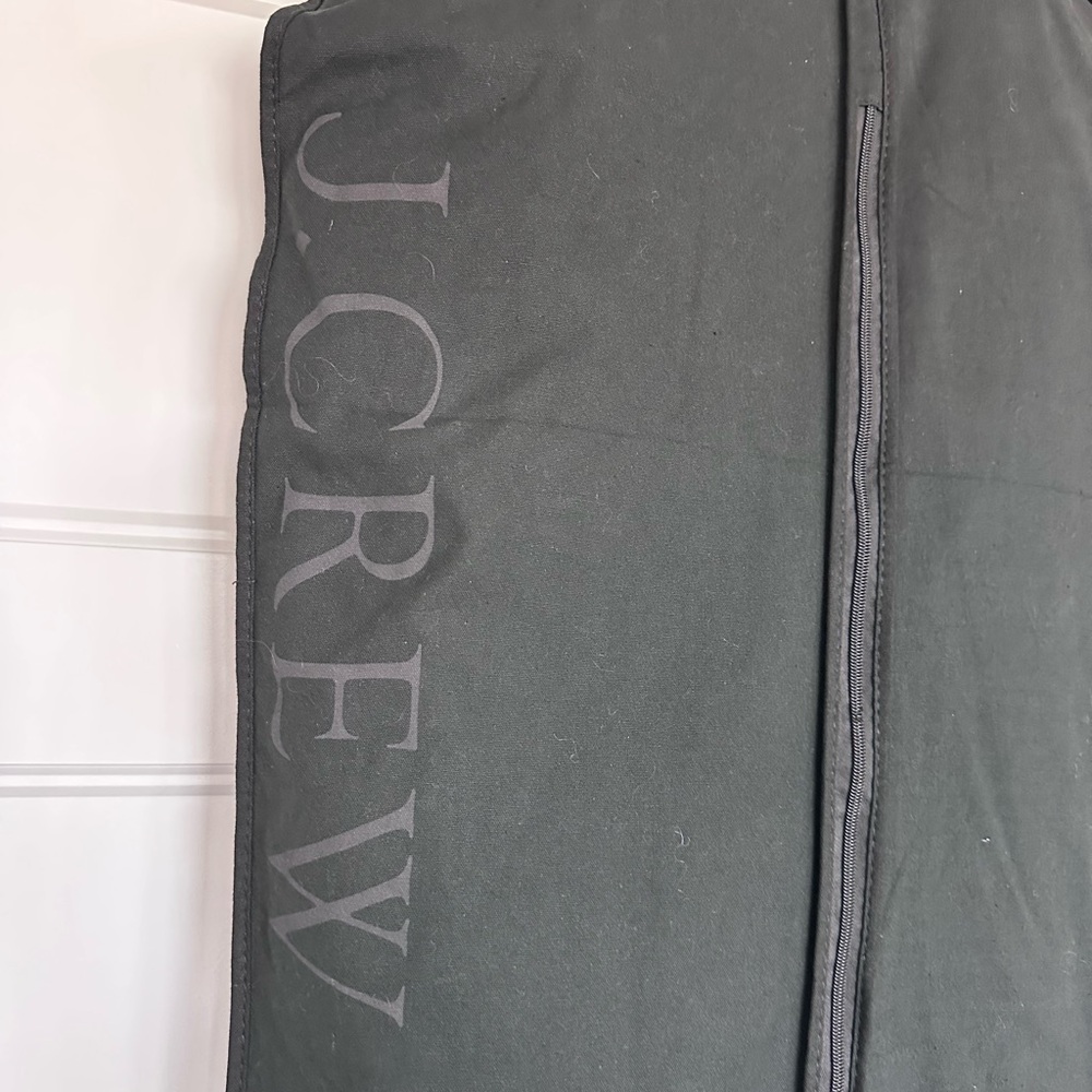 J. CREW Tipped Topcoat Italian Wool Stadium Cloth MEGHAN MARKLE Navy Size 14 NWT - Picture 11 of 14